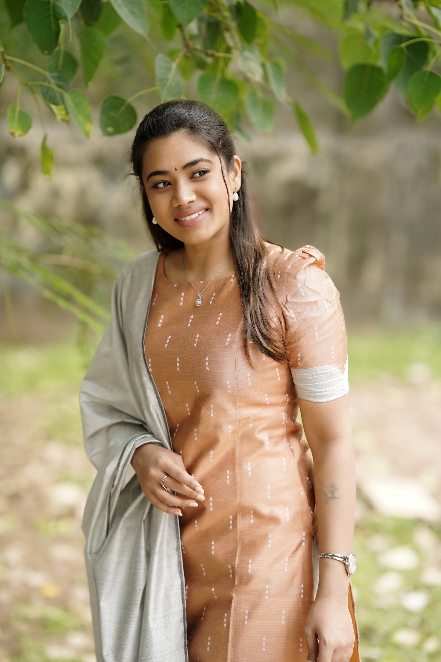 Royal Salwar Set in Peach