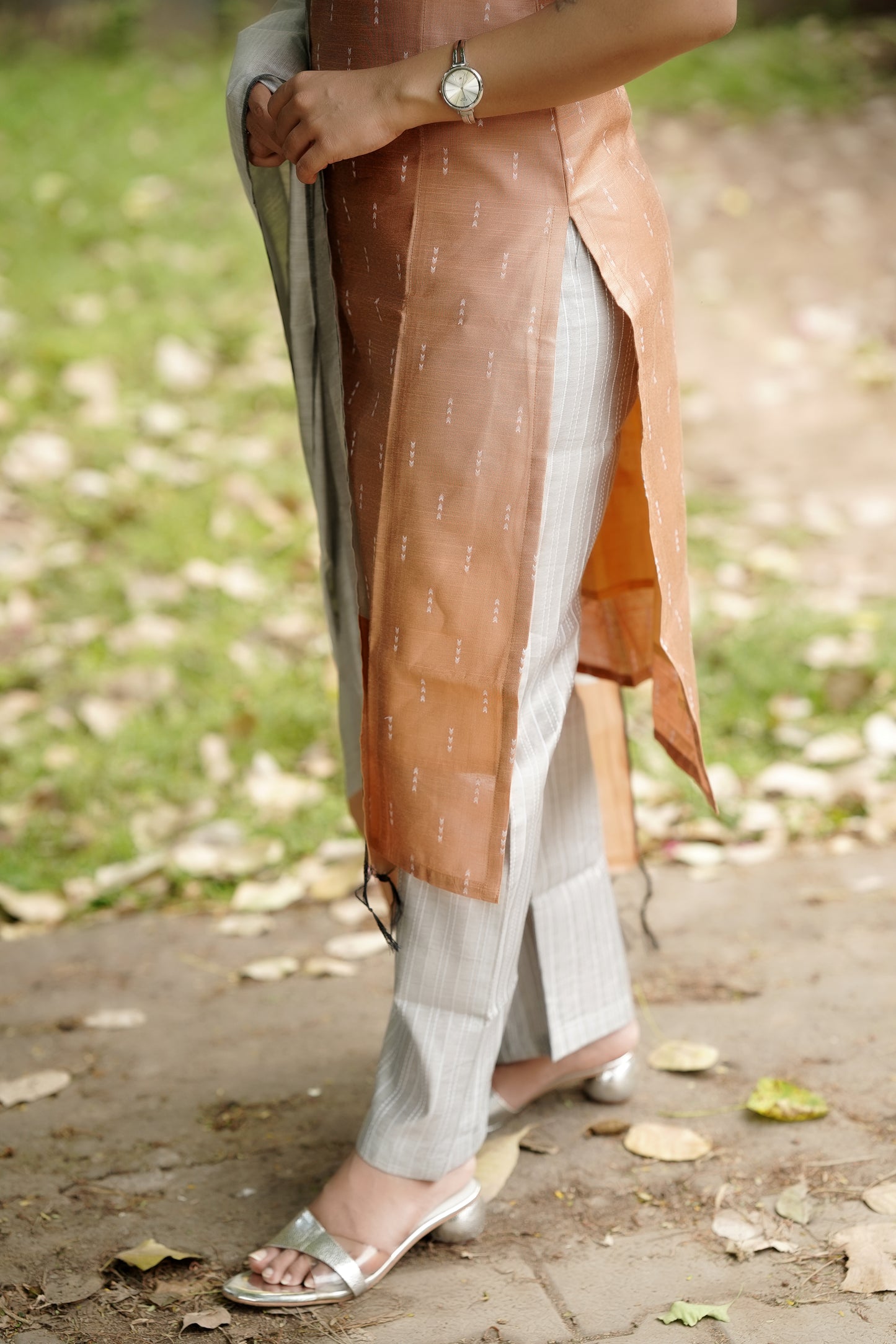 Royal Salwar Set in Peach