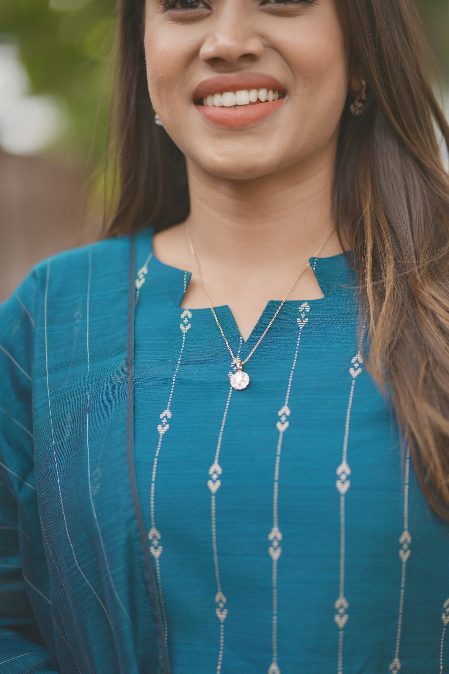 Ilaagiya Raw Silk Salwar Set in Blue