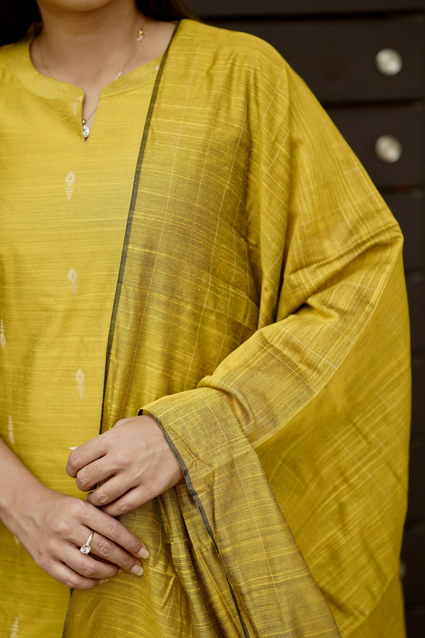 Mangala Salwar Set in Yellow