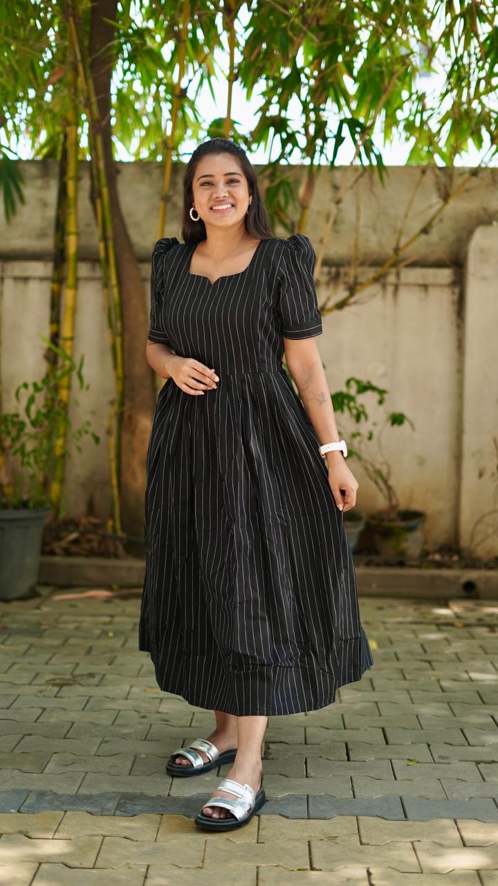Nithya Black( Feeding frock)