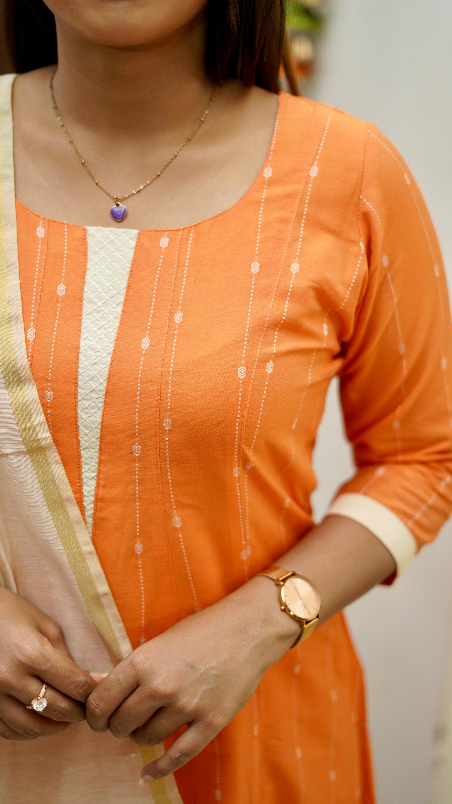 Keerthana - Peach