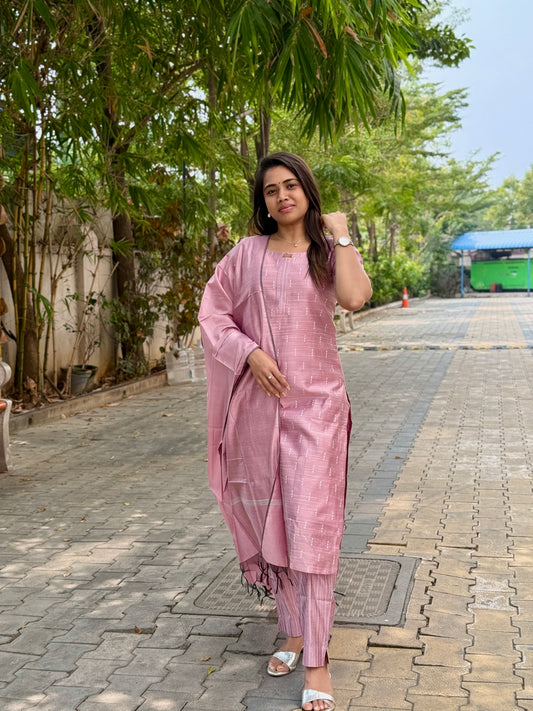 Royal Salwar Set in Pink