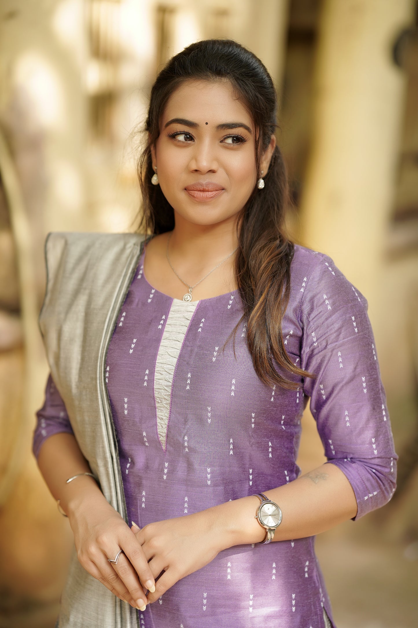 Royal Salwar Set in Purple