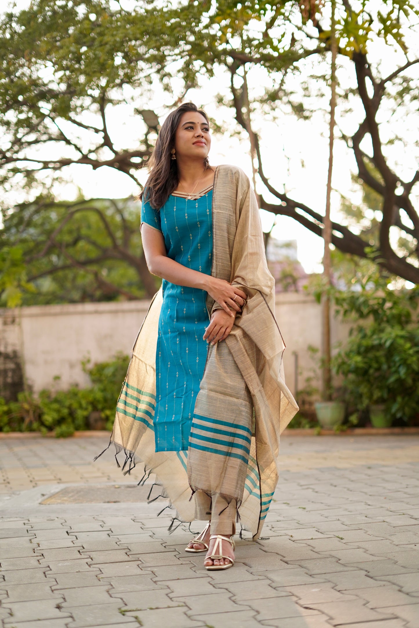 Avanthika Peacock Blue