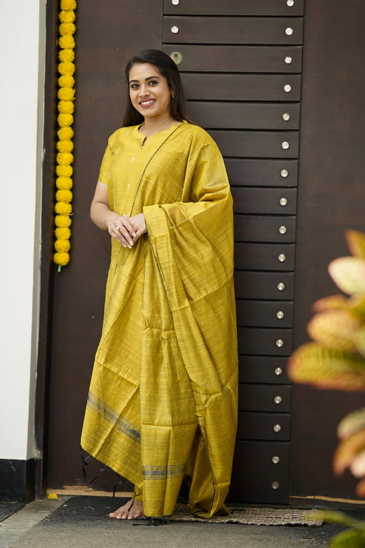 Mangala Salwar Set in Yellow