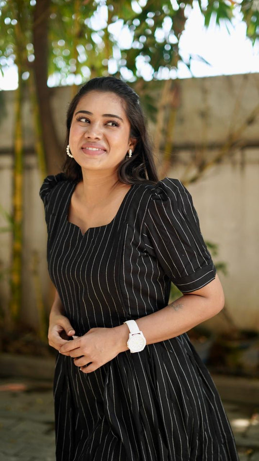 Nithya Black( Feeding frock)